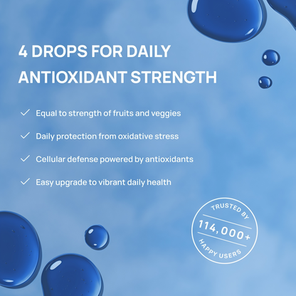 Meraki Blu USP Grade Methylene Blue Solution, 1% Formula, 30 mL | Third-party tested methylene blue solution, high-purity 1% liquid formula in a 30 mL glass dropper bottle.